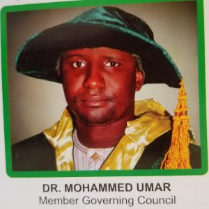 Dr. Mohammed Umar  Internal Council Member